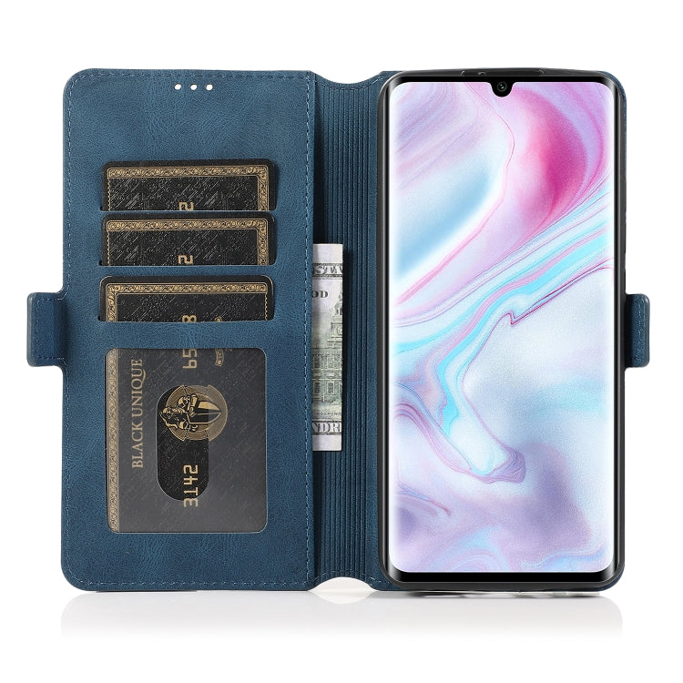 For Xiaomi Mi Note 10 Pro Retro Magnetic Closing Clasp Horizontal Flip Leather Case with Holder & Card Slots & Photo Frame & Wallet
