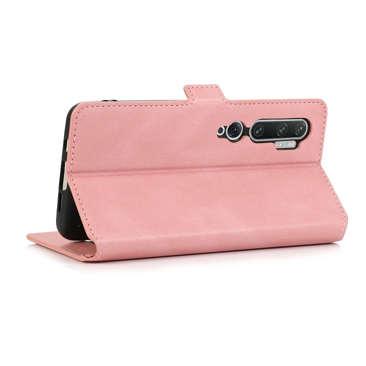 For Xiaomi Mi Note 10 Pro Retro Magnetic Closing Clasp Horizontal Flip Leather Case with Holder & Card Slots & Photo Frame & Wallet