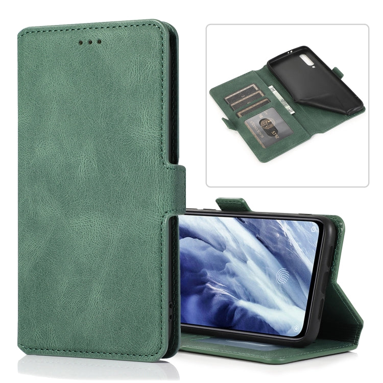For Xiaomi Mi 9 Pro Retro Magnetic Closing Clasp Horizontal Flip Leather Case with Holder & Card Slots & Photo Frame & Wallet