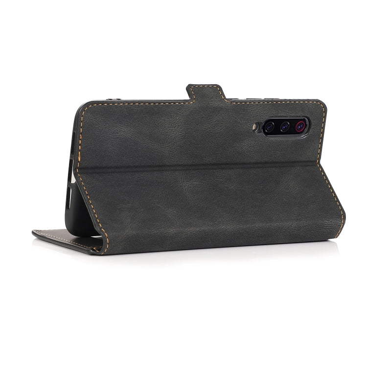 For Xiaomi Mi 9 Pro Retro Magnetic Closing Clasp Horizontal Flip Leather Case with Holder & Card Slots & Photo Frame & Wallet