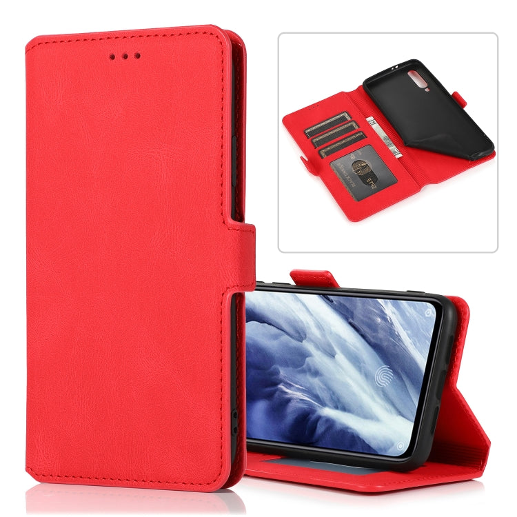 For Xiaomi Mi 9 Pro Retro Magnetic Closing Clasp Horizontal Flip Leather Case with Holder & Card Slots & Photo Frame & Wallet