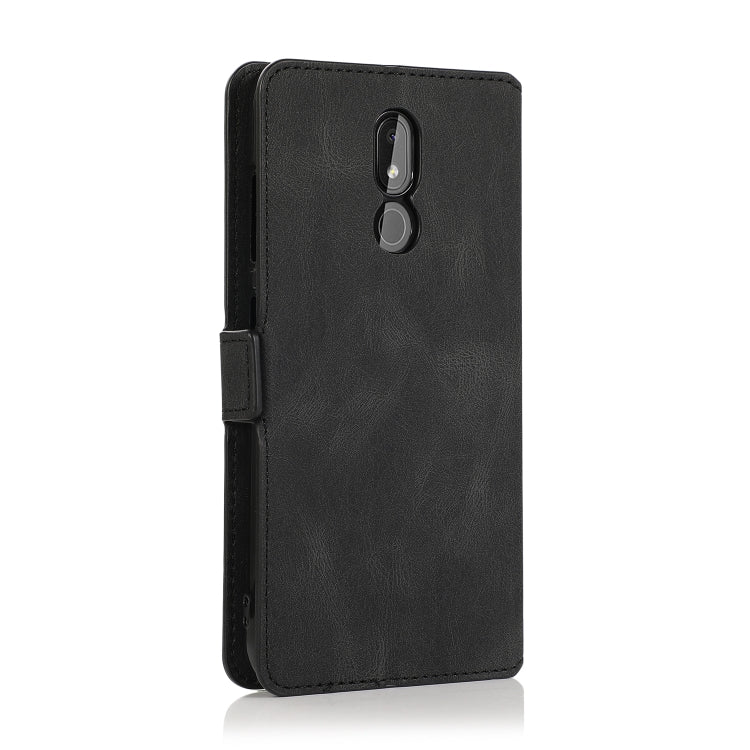 For Nokia 3.2 Retro Magnetic Closing Clasp Horizontal Flip Leather Case with Holder & Card Slots & Photo Frame & Wallet