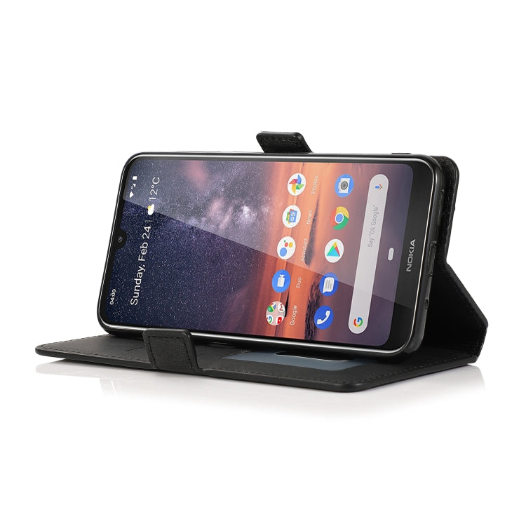 For Nokia 3.2 Retro Magnetic Closing Clasp Horizontal Flip Leather Case with Holder & Card Slots & Photo Frame & Wallet