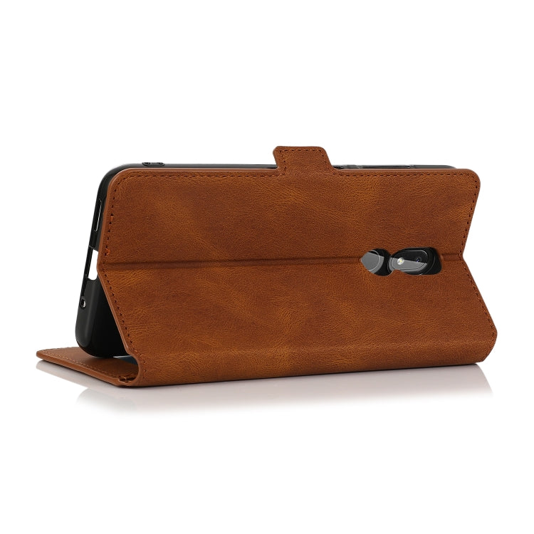 For Nokia 3.2 Retro Magnetic Closing Clasp Horizontal Flip Leather Case with Holder & Card Slots & Photo Frame & Wallet