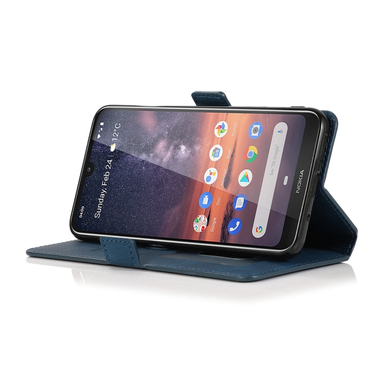 For Nokia 3.2 Retro Magnetic Closing Clasp Horizontal Flip Leather Case with Holder & Card Slots & Photo Frame & Wallet