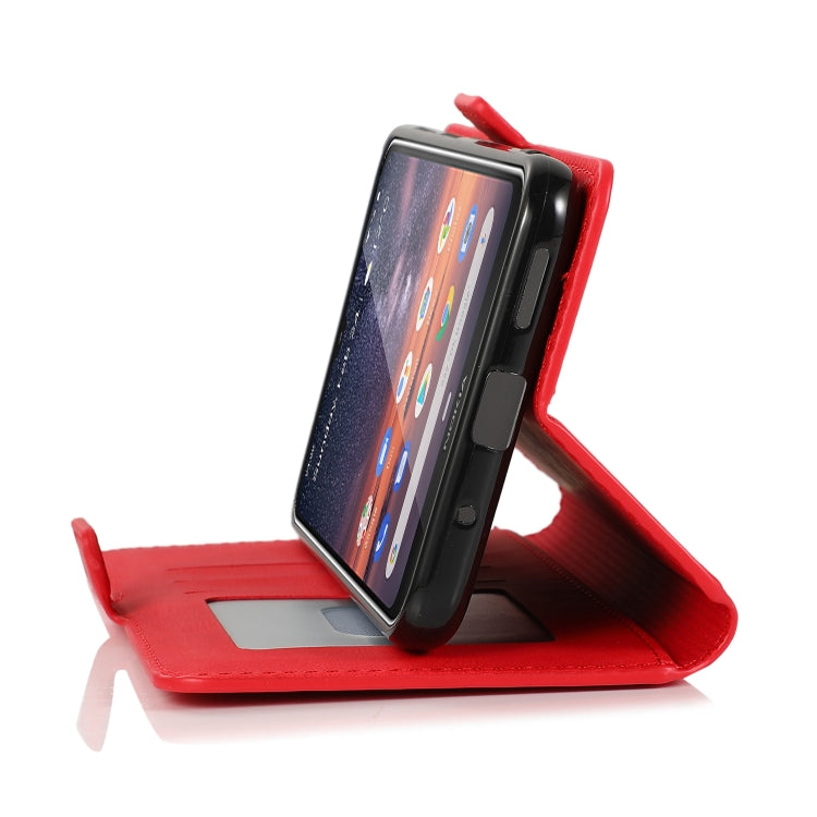 For Nokia 3.2 Retro Magnetic Closing Clasp Horizontal Flip Leather Case with Holder & Card Slots & Photo Frame & Wallet