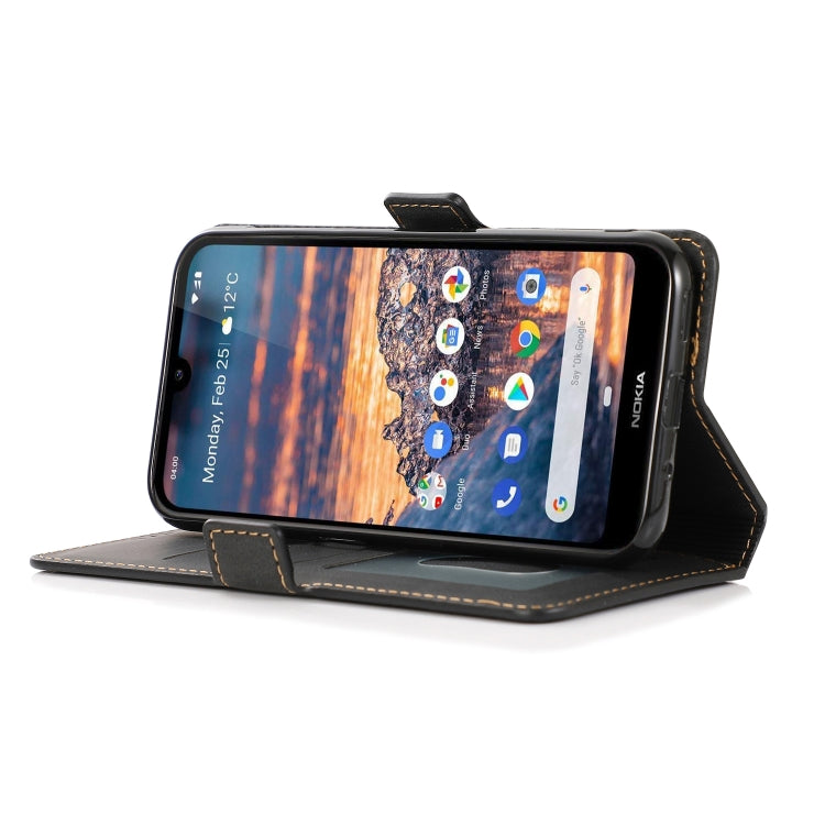 For Nokia 4.2 Retro Magnetic Closing Clasp Horizontal Flip Leather Case with Holder & Card Slots & Photo Frame & Wallet