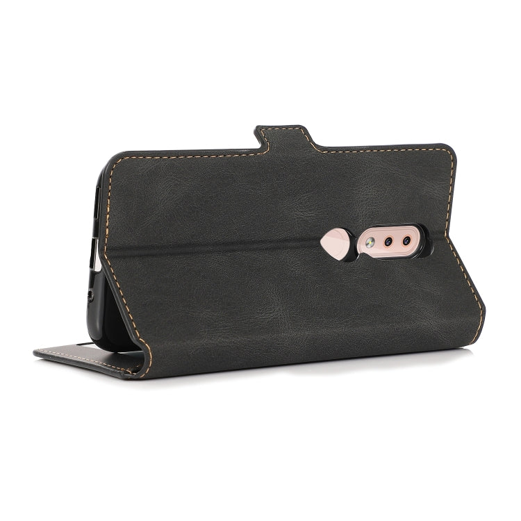 For Nokia 4.2 Retro Magnetic Closing Clasp Horizontal Flip Leather Case with Holder & Card Slots & Photo Frame & Wallet