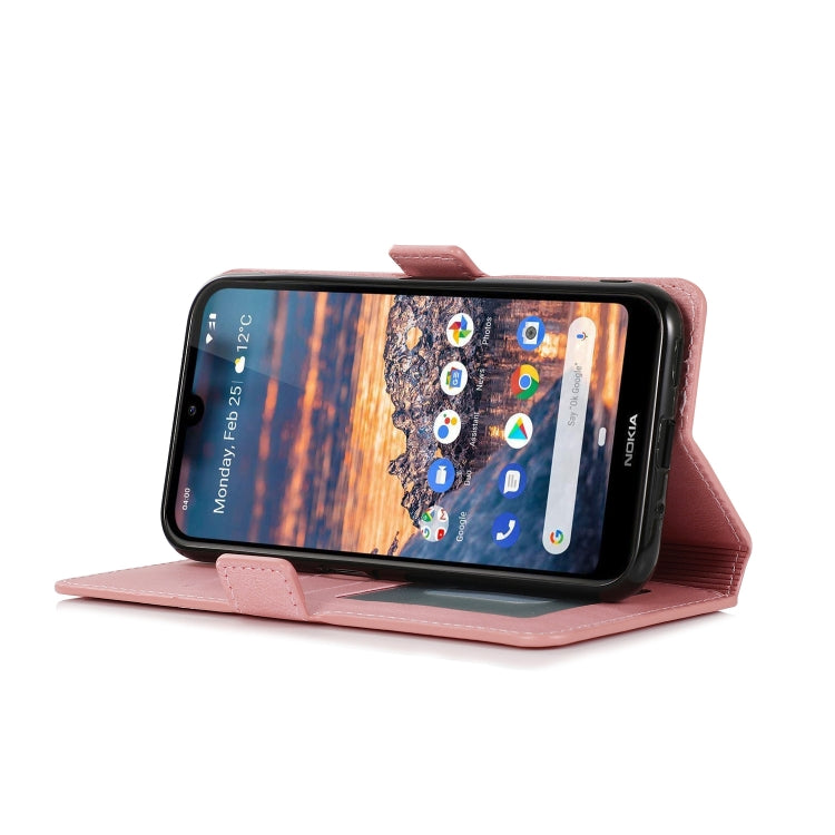 For Nokia 4.2 Retro Magnetic Closing Clasp Horizontal Flip Leather Case with Holder & Card Slots & Photo Frame & Wallet