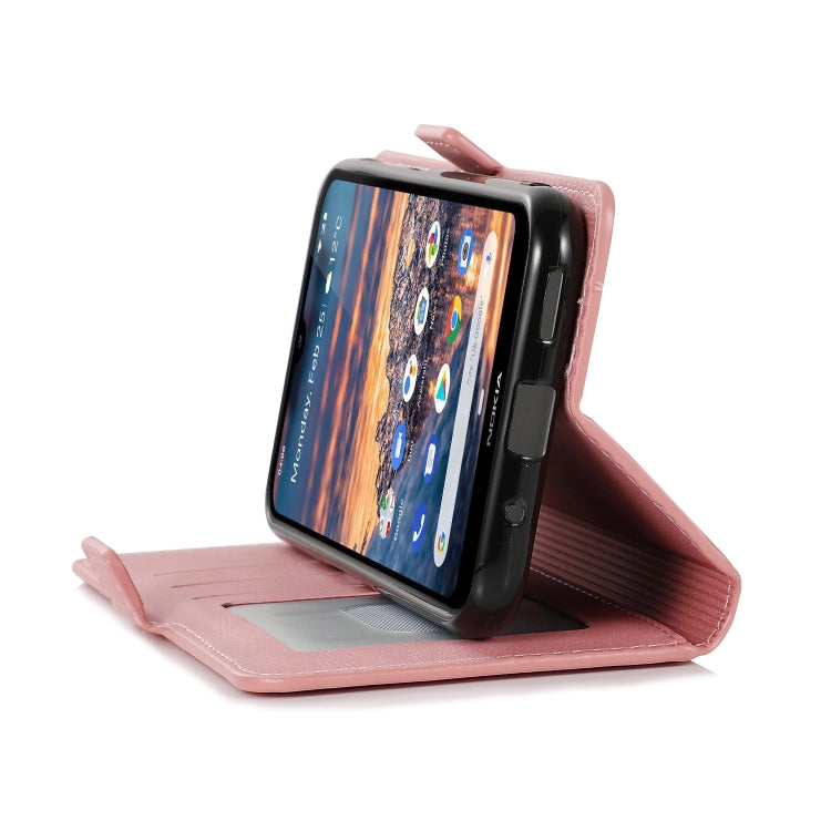 For Nokia 4.2 Retro Magnetic Closing Clasp Horizontal Flip Leather Case with Holder & Card Slots & Photo Frame & Wallet