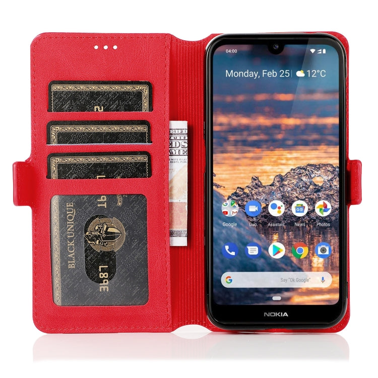 For Nokia 4.2 Retro Magnetic Closing Clasp Horizontal Flip Leather Case with Holder & Card Slots & Photo Frame & Wallet