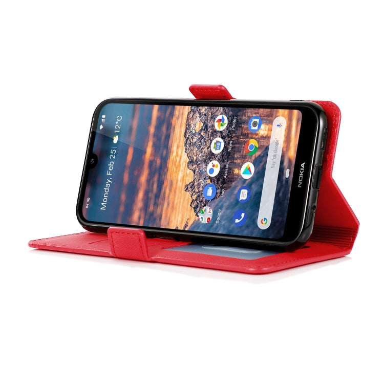 For Nokia 4.2 Retro Magnetic Closing Clasp Horizontal Flip Leather Case with Holder & Card Slots & Photo Frame & Wallet