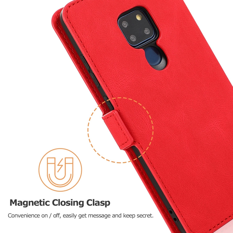 For Huawei Mate 20 Retro Magnetic Closing Clasp Horizontal Flip Leather Case with Holder & Card Slots & Photo Frame & Wallet