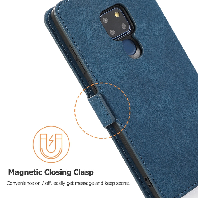 For Huawei Mate 20 Retro Magnetic Closing Clasp Horizontal Flip Leather Case with Holder & Card Slots & Photo Frame & Wallet