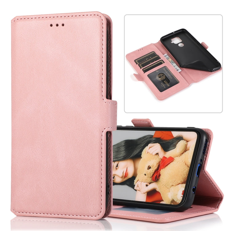 For Huawei Mate 30 Lite Retro Magnetic Closing Clasp Horizontal Flip Leather Case with Holder & Card Slots & Photo Frame & Wallet