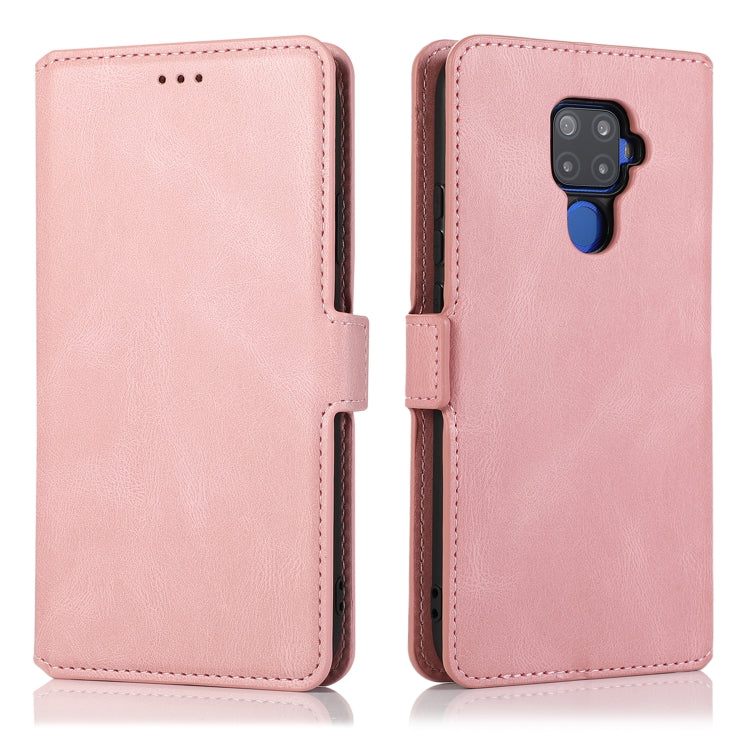 For Huawei Mate 30 Lite Retro Magnetic Closing Clasp Horizontal Flip Leather Case with Holder & Card Slots & Photo Frame & Wallet