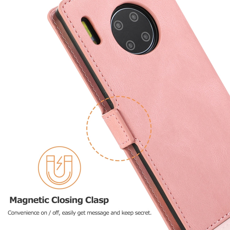 For Huawei Mate 30 Pro Retro Magnetic Closing Clasp Horizontal Flip Leather Case with Holder & Card Slots & Photo Frame & Wallet