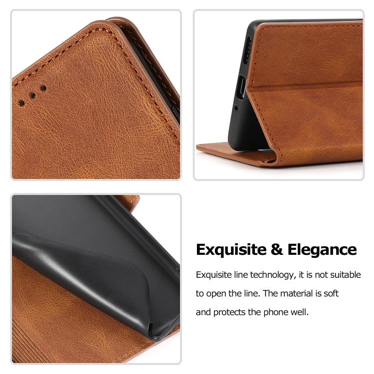 For Huawei Mate 30 Pro Retro Magnetic Closing Clasp Horizontal Flip Leather Case with Holder & Card Slots & Photo Frame & Wallet