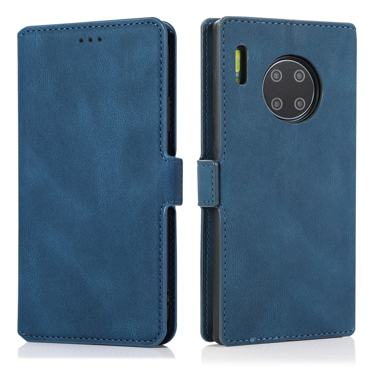 For Huawei Mate 30 Pro Retro Magnetic Closing Clasp Horizontal Flip Leather Case with Holder & Card Slots & Photo Frame & Wallet