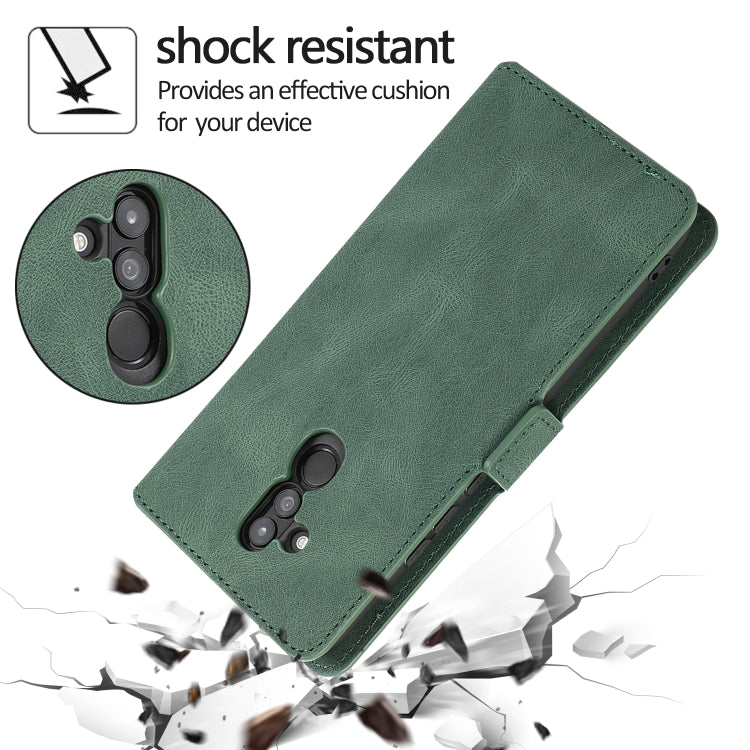 For Huawei Mate 20 Lite Retro Magnetic Closing Clasp Horizontal Flip Leather Case with Holder & Card Slots & Photo Frame & Wallet