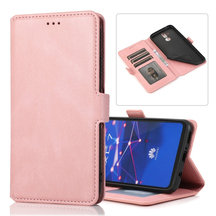 For Huawei Mate 20 Lite Retro Magnetic Closing Clasp Horizontal Flip Leather Case with Holder & Card Slots & Photo Frame & Wallet