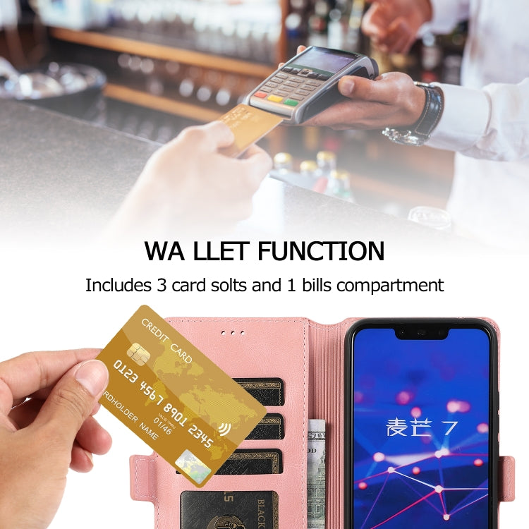 For Huawei Mate 20 Lite Retro Magnetic Closing Clasp Horizontal Flip Leather Case with Holder & Card Slots & Photo Frame & Wallet