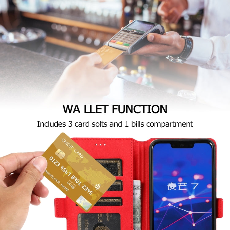 For Huawei Mate 20 Lite Retro Magnetic Closing Clasp Horizontal Flip Leather Case with Holder & Card Slots & Photo Frame & Wallet
