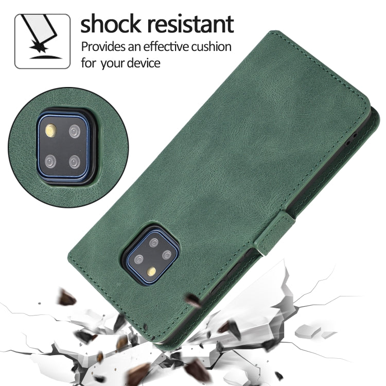 For Huawei Mate 20 Pro Retro Magnetic Closing Clasp Horizontal Flip Leather Case with Holder & Card Slots & Photo Frame & Wallet