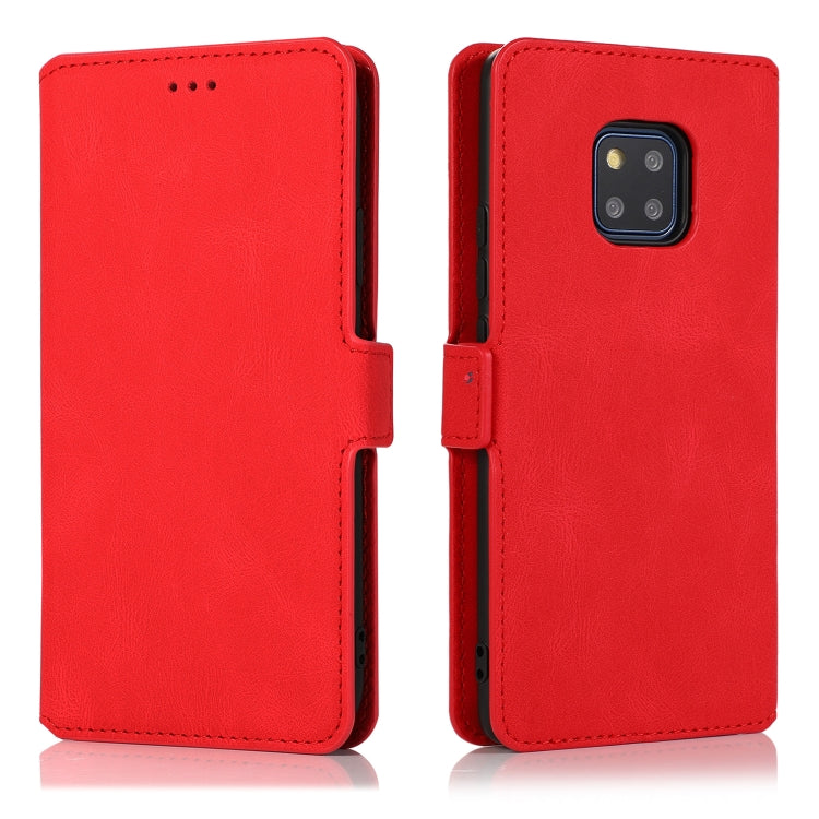 For Huawei Mate 20 Pro Retro Magnetic Closing Clasp Horizontal Flip Leather Case with Holder & Card Slots & Photo Frame & Wallet