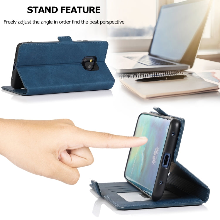 For Huawei Mate 20 Pro Retro Magnetic Closing Clasp Horizontal Flip Leather Case with Holder & Card Slots & Photo Frame & Wallet