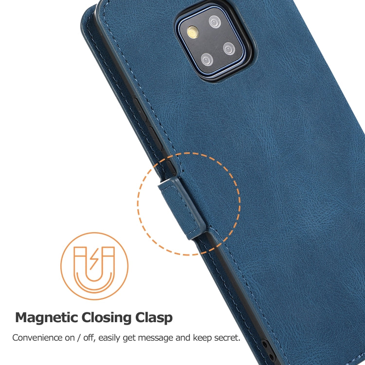 For Huawei Mate 20 Pro Retro Magnetic Closing Clasp Horizontal Flip Leather Case with Holder & Card Slots & Photo Frame & Wallet