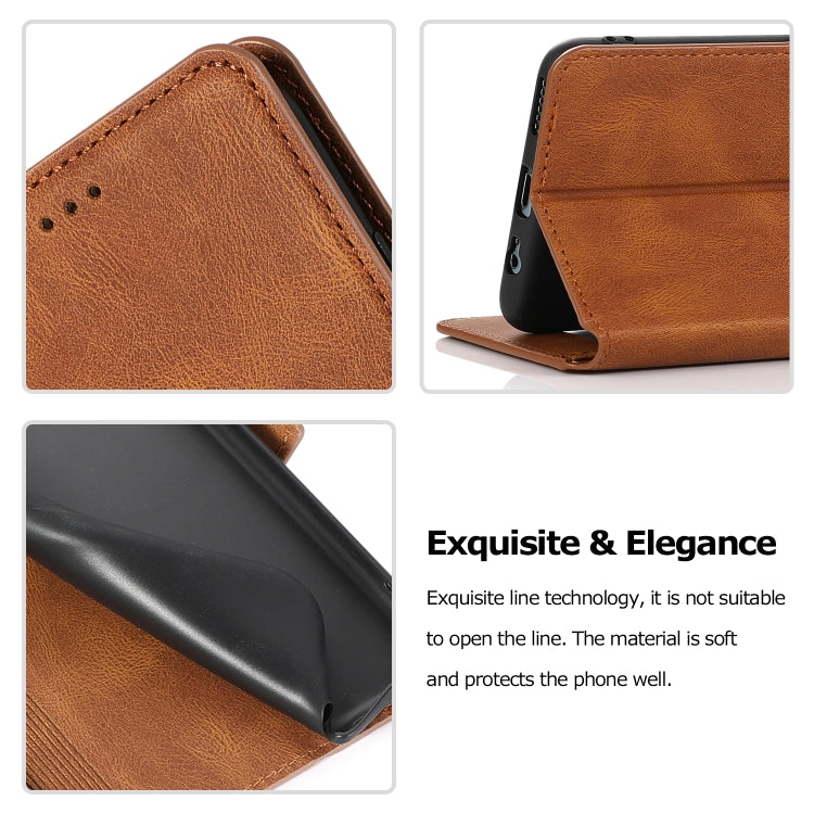 For Huawei Mate 30 Retro Magnetic Closing Clasp Horizontal Flip Leather Case with Holder & Card Slots & Photo Frame & Wallet