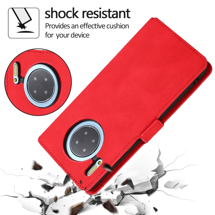 For Huawei Mate 30 Retro Magnetic Closing Clasp Horizontal Flip Leather Case with Holder & Card Slots & Photo Frame & Wallet