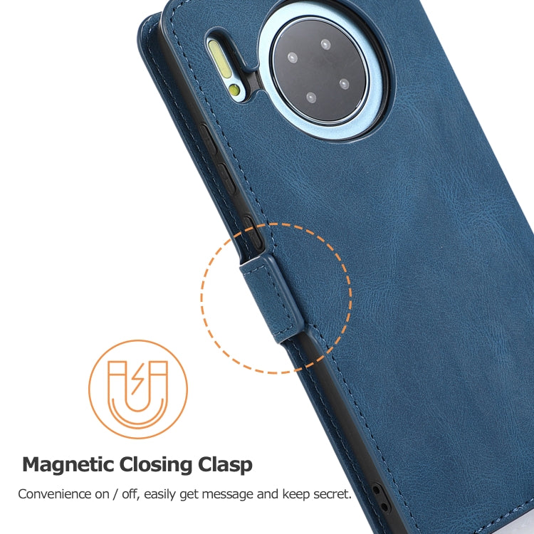 For Huawei Mate 30 Retro Magnetic Closing Clasp Horizontal Flip Leather Case with Holder & Card Slots & Photo Frame & Wallet