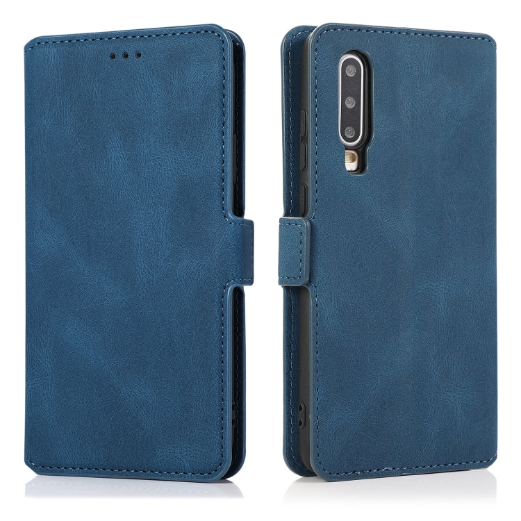 For Huawei P30 Retro Magnetic Closing Clasp Horizontal Flip Leather Case with Holder & Card Slots & Photo Frame & Wallet
