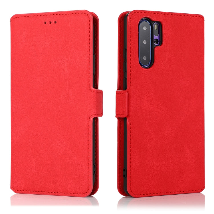 For Huawei P30 Pro Retro Magnetic Closing Clasp Horizontal Flip Leather Case with Holder & Card Slots & Photo Frame & Wallet