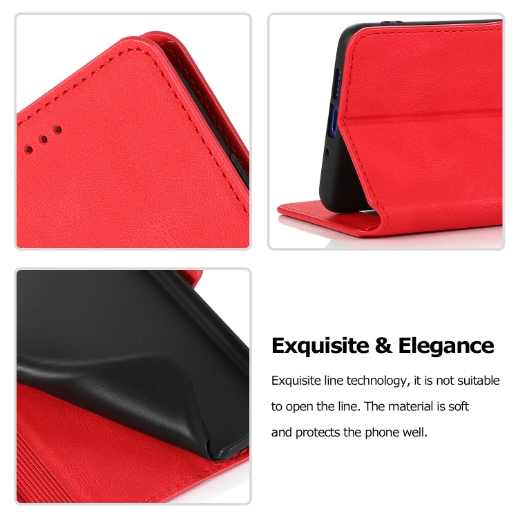 For Huawei P30 Pro Retro Magnetic Closing Clasp Horizontal Flip Leather Case with Holder & Card Slots & Photo Frame & Wallet