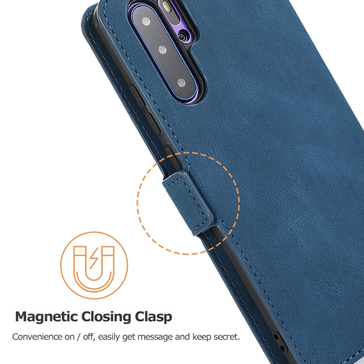 For Huawei P30 Pro Retro Magnetic Closing Clasp Horizontal Flip Leather Case with Holder & Card Slots & Photo Frame & Wallet