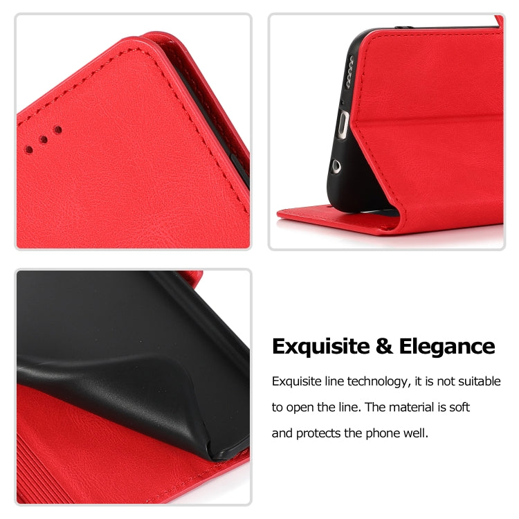 For Huawei P40 Pro Retro Magnetic Closing Clasp Horizontal Flip Leather Case with Holder & Card Slots & Photo Frame & Wallet