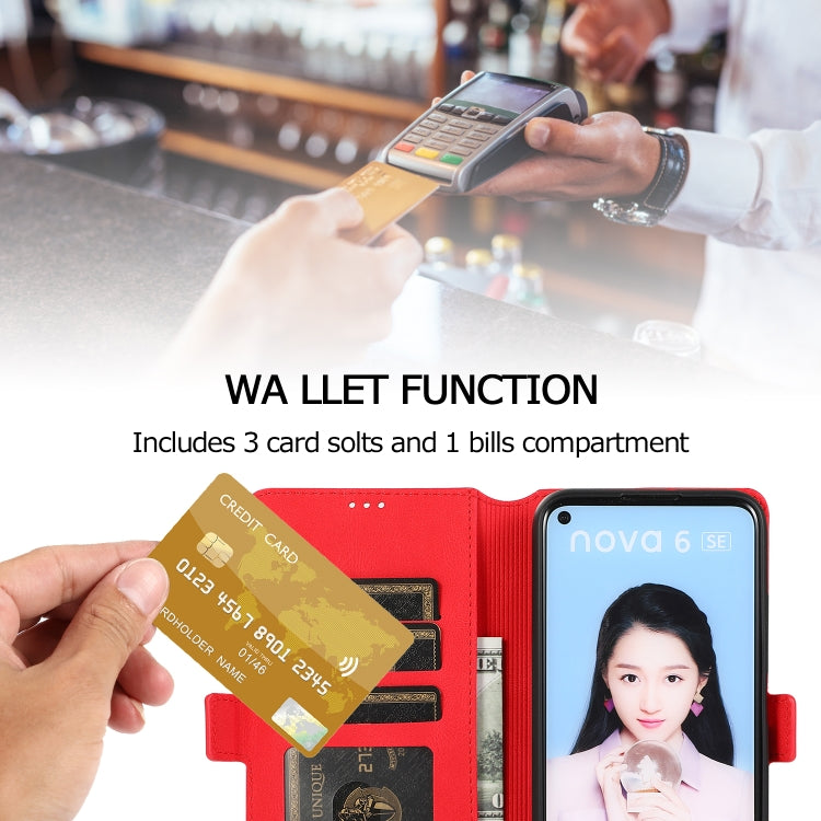 For Huawei P40 Pro Retro Magnetic Closing Clasp Horizontal Flip Leather Case with Holder & Card Slots & Photo Frame & Wallet