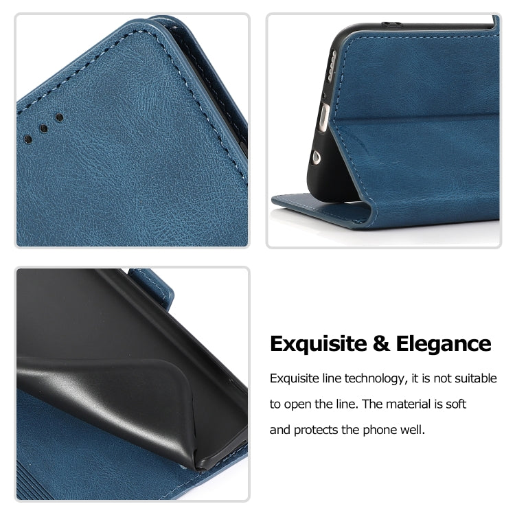 For Huawei P40 Pro Retro Magnetic Closing Clasp Horizontal Flip Leather Case with Holder & Card Slots & Photo Frame & Wallet