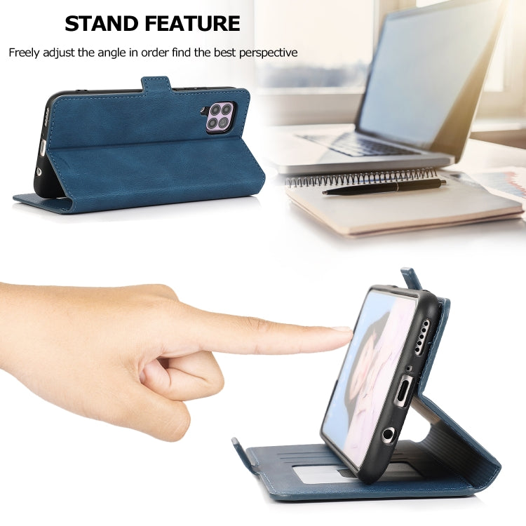 For Huawei P40 Pro Retro Magnetic Closing Clasp Horizontal Flip Leather Case with Holder & Card Slots & Photo Frame & Wallet