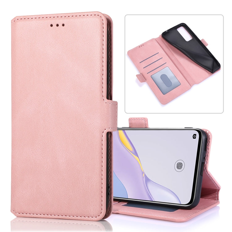 For Huawei nova 7 5G Retro Magnetic Closing Clasp Horizontal Flip Leather Case with Holder & Card Slots & Photo Frame & Wallet