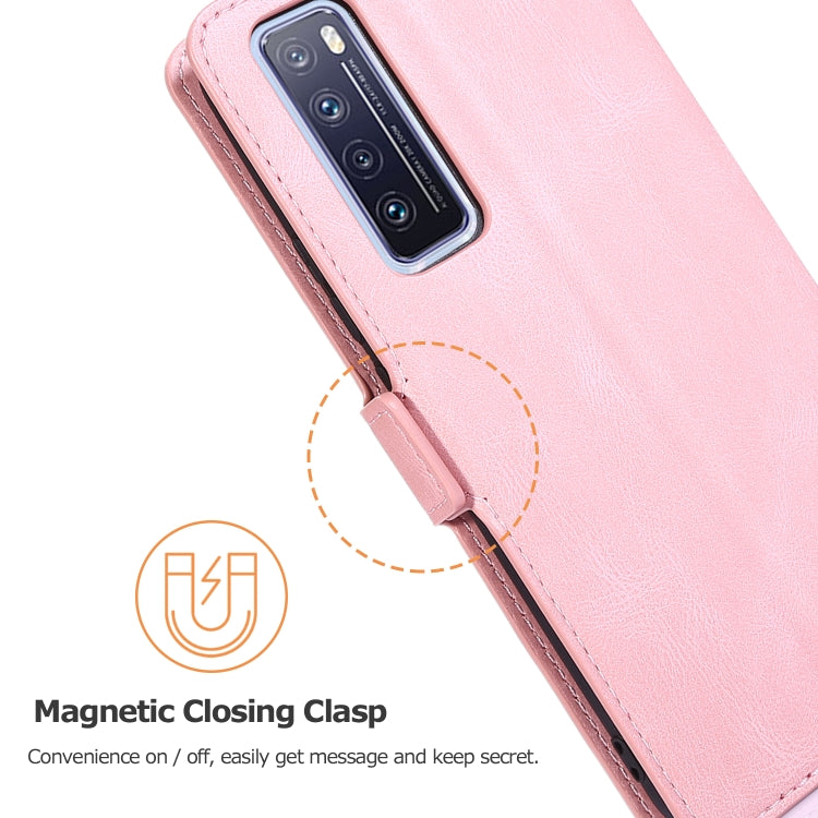 For Huawei nova 7 5G Retro Magnetic Closing Clasp Horizontal Flip Leather Case with Holder & Card Slots & Photo Frame & Wallet