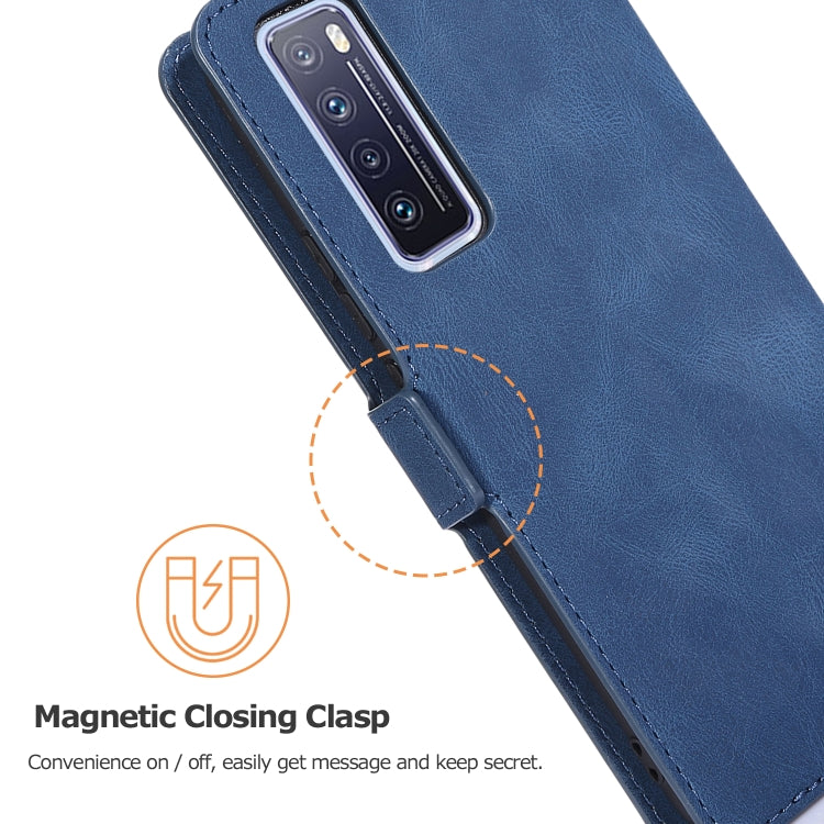 For Huawei nova 7 5G Retro Magnetic Closing Clasp Horizontal Flip Leather Case with Holder & Card Slots & Photo Frame & Wallet