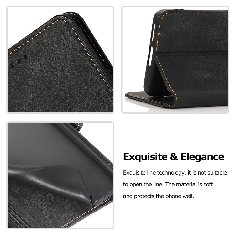 For Huawei P40 Pro+ Retro Magnetic Closing Clasp Horizontal Flip Leather Case with Holder & Card Slots & Photo Frame & Wallet