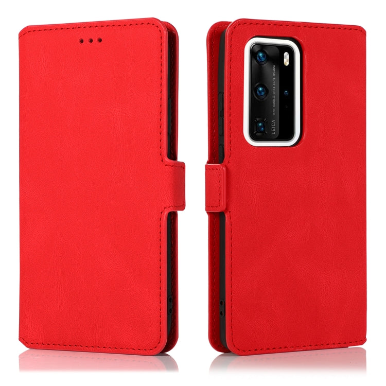 For Huawei P40 Pro+ Retro Magnetic Closing Clasp Horizontal Flip Leather Case with Holder & Card Slots & Photo Frame & Wallet