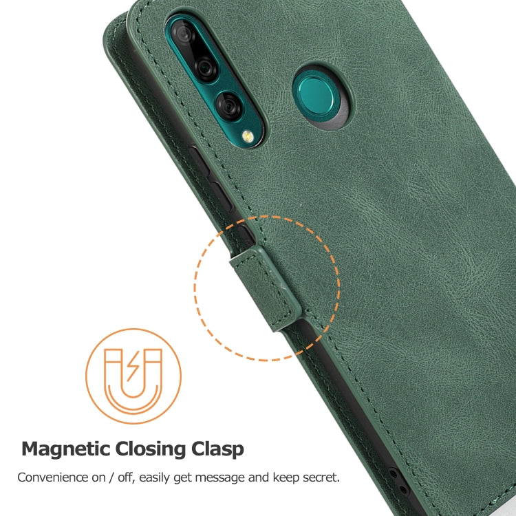 For Huawei Y9 Prime (2019) Retro Magnetic Closing Clasp Horizontal Flip Leather Case with Holder & Card Slots & Photo Frame & Wallet