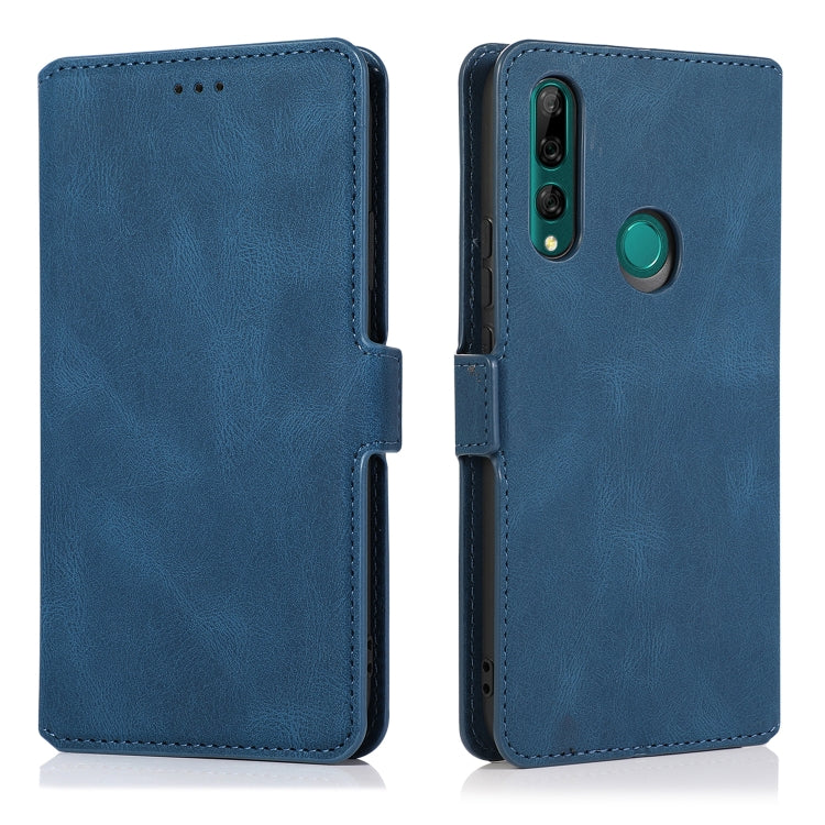 For Huawei Y9 Prime (2019) Retro Magnetic Closing Clasp Horizontal Flip Leather Case with Holder & Card Slots & Photo Frame & Wallet
