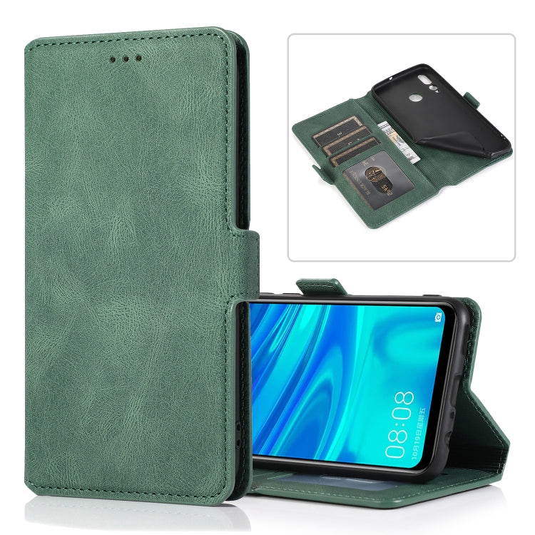 For Huawei Enjoy 9s Retro Magnetic Closing Clasp Horizontal Flip Leather Case with Holder & Card Slots & Photo Frame & Wallet